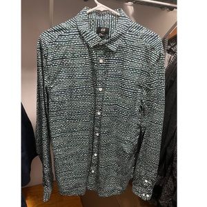H&M Printed Button Up